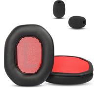 KAL-Coussinets De Remplacement Compatibles Avec Le Casque De Jeu Teufel Cage, Coussinets En Cuir Protéiné Plus Doux/Mousse À Mémoire De Forme