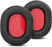 KAL-Coussinets De Remplacement Professionnels Compatibles Avec Le Casque Teufel Cage Teufel Aureol Solid Coussinets D'Oreille Avec Mousse À Mémoire De Forme En Cuir Protéiné Plus Souple