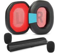 KAL-Coussinets D'Oreille Cage -Coussinets De Rechange Compatibles Avec Casque Teufel Cage Gaming Hd -Cuir Protéiné