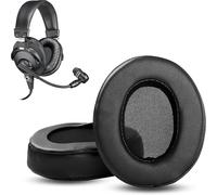 KAL-Coussinets D'Oreille Compatible Avec Audio Technica Bphs-Bphs1 Bphs1-Xf4 Headsets Coussinets D'Oreille De Rechange En Cuir Protéiné Doux Et Mousse À Mémoire De Forme