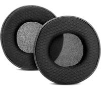 KAL-Coussinets D'Oreille Compatible Avec Behringer Hps5000 Hpx4000 Headphones Coussinets D'Oreille De Rechange En Tissu Durable/Cuir Protéiné Respirant Et Mousse À Mémoire De Forme