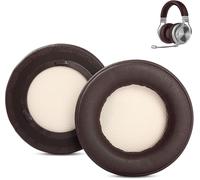 KAL-Coussinets D'Oreille Compatible Avec Corsair Virtuoso Rgb Wireless Se Headset Coussinets D'Oreille De Rechange En Cuir Protéiné Doux Et Mousse À Mémoire De Forme