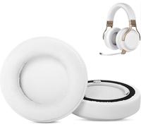KAL-Coussinets D'Oreille Compatible Avec Corsair Virtuoso Rgb Wireless Se Headset Coussinets D'Oreille De Rechange En Cuir Protéiné Doux Et Mousse À Mémoire De Forme