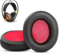 KAL-Coussinets D'Oreille Compatible Avec Meze 99 Classics Meze 99 Neo Headphones Coussinets D'Oreille De Rechange En Cuir Protéiné Doux Et Mousse À Mémoire De Forme