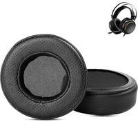 KAL-Coussinets D'Oreille Compatible Avec Tronsmart Glary Virtual 7.1 Headset Coussinets D'Oreille De Rechange En Cuir Protéiné Doux Et Respirant Avec Mousse À Mémoire De Forme