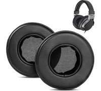 KAL-Coussinets D'Oreille Compatible Avec Yamaha Hph-Mt7 Headphone Coussinets D'Oreille De Rechange En Cuir Protéiné Doux Et Mousse À Mémoire De Forme