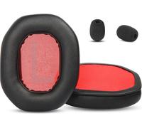 KAL-Coussinets D'Oreille De Remplacement Professionnels Compatibles Avec Le Casque De Jeu Teufel Cage Coussinets D'Oreille En Cuir Doux Et Mousse À Mémoire