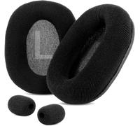 KAL-Coussinets D'Oreille En Velours Pour Micro De Rechange Compatibles Avec Creative Sound Blasterx H5 Blasterx H7 -Noir