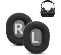 KAL-Coussinets D'Oreille Respirants Et Durables De Remplacement Compatibles Avec Le Casque Sans Fil Pour Télévision Artiste Adh300 2,4 Ghz Coussinets D'Oreille En Tissu Mesh Et Mousse À Mémoire