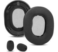 KAL-Coussinets D'Oreilles Pour Plantronics Rig 500 Pro Hx/Ha/Hc Casques De Jeu -Coussin En Mousse Haute Densité & Tissu Respirant Pour Un Confort Amélioré