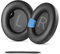 KAL-Coussinets En Cuir Protéiné Compatibles Avec Soundcore By Anker Space One (S1) -Coussinets Souples En Cuir Protéiné (Noir)