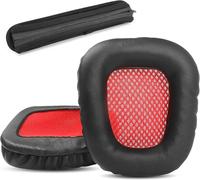 KAL-Coussinets Et Coussin De Bandeau De Remplacement Compatibles Avec Le Casque August Ep 650 Ep650, Coussinets Premium Avec Cuir Protéiné Plus Doux/Mousse À Mémoire De Forme