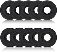 KAL-Coussinets Pour Casque Plantronics, Coussinets De Rechange Pour Plantronics Hw261N Hw251N Hw520 Blackwire 3210 3220 3310 3320 C3225 Jabra Pro 920 930 9450 Biz 1500 2400 (10 Pièces)