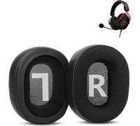 KAL-Coussinets Respirants De Remplacement Compatibles Avec Thomson Whp3311Bk Casque Coussins (Tissu Respirant/Mousse Haute Densité)