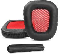 KAL-Coussins De Remplacement Pour Coussinets D'Oreille Et Bandeau Compatibles Avec Le Casque August Ep650. Revêtement Des Coussins D'Oreille En Cuir Protéiné Doux Respectueux De La Peau.
