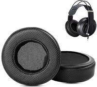 KAL-Coussins D'Oreillettes Compatibles Avec Les Casques Superlux Hd681Evo Hd660 Hd668B Hd669 Hd662 Hd662B Hd662F Remplacement Des Coussinets D'Oreille Avec Du Cuir Protéiné Plus Doux Et Respirant
