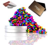 KAL-Crack Magnets Colorés Premium (1150+ Pièces, 5-7Mm) - Aimants Polyvalents Pour Asmr, Créativité & Relaxation - Pierres Magnétiques, Coffret Cadeau & Kit Créatif (8 Couleurs)