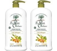 Kal-- Crème Douche Extra Douce & Hydratante - Lait D'argan - Pour Toute La Famille - Ph Neutre Pour La Peau - Sans Savon, Sans Colorant - Fabriqué En France - 750 Ml (Lot De 2)