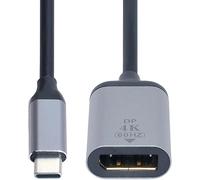 KAL-Cy 4K 2K 60Hz Usb-C Type C Mâle Vers Displayport Femelle Moniteur Dp Câble Adaptateur Pour Tablette, Téléphone Et Ordinateur Portable