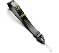 Kal-Design Hand Strap, Dragonne Sangle De Poignet One-Touch Buckle Bâche Tarpaulin Multi-Usage Cordon -Danger Black