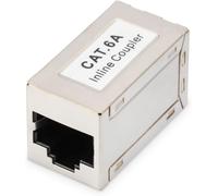 KAL-Dn-93905 - Connecteur Rj45 Cat 6A - 1 Pièce - Extension De Câble Lan - Connecteur De Câble Réseau Cat6A - Compatible Poe+ - Connecteur Modulaire - Pour Switch, Dsl, Modem, Routeur - Argenté