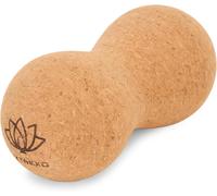 KAL-Double Balle De Massage Violette 16 X 9 X 9 Cm - Fabriquée En Eva Flexible - Double Balle De Massage Durable Et Légère Avec Surface Antidérapante - Idéale Pour Le Dos, La Nuque Et Les Hanches