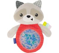 KAL-Doudou Sensoriel Raton Laveur, Exploration Sensorielle, Motricité Fine, Jouet Facile À Tenir, Peluche Pour Bébé 0+ Mois