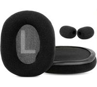 KAL-Doux Coussinets De Rechange Compatible Avec Creative Sound Blaster Tactic 3D Rage Wireless V2.0 Headsets Coussinets D'Oreille En Tissu Confortable Et Mousse À Mémoire De Forme
