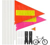 Kal-Drapeau De Vélo, Fanion De Vélo, Drapeau De Vélo Réglable Pour Enfant, Drapeau De Vélo De Rue Buddy, Fanion De Sécurité Pour Vélo D'enfant