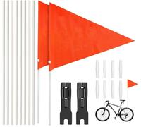 Kal-Drapeau De Vélo, Fanion De Vélo, Drapeau De Vélo Réglable Pour Enfant, Drapeau De Vélo De Rue Buddy, Fanion De Sécurité Pour Vélo D'enfant