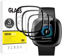 Kal-E Hamii Protecteur D'écran Compatible Avec Fitbit Versa 4,Pièces]3d Incurvé Full Cover]Résistant Aux Rayures,Haute Définitionprotecteur Pour Fitbit Versa 4