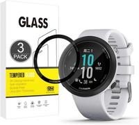Kal-E Hamii Protecteur D'écran Compatible Avec Garmin Swim 2,[3 Pièces][3d Incurvé Full Cover][Résistant Aux Rayures,Haute Définition] Protecteur Pour Garmin Swim 2