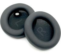 KAL-Earpdas Coussinets De Rechange Pour Casque Anker Soundcore Space One (S1) Avec Mousse Antibruit Haute Densité, Peau Protéinée Douce, Noir