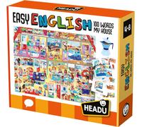 KAL-- Easy English 100 Words My House - Jouer Et Apprendre Rapidement Grâce À Une Méthode Efficace Jeu Educatif 3 4 5 6 Ans, Jeux En Boîte Pour Enfants, Cadeau Enfants, Cadeau Fille