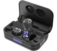 KAL-Écouteurs Bluetooth Écouteur Sans Fil Ipx8 Etanche 120H 2000Mah True Wireless Oreillette Bluetooth 5.0 Sport Stéréo Cvc 8.0 Réduction Du Bruit Earphones Avec Mic Indicateur