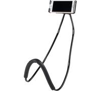 Kal-Ee4090blkstkeu Support Autour Du Cou Réglable Pour Téléphone Smartphons Et Tablettes, Kit Mains Libres, Design Portable, Rotation À 360°, Extension 12 À 20 Cm, Taille Max. De L'appareil: 193mm