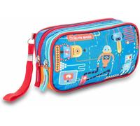 Kal-Elite Bags, Trousse Isotherme Pour Diabétiques, Mod. Dia's, Pour Enfants, Motif Robot