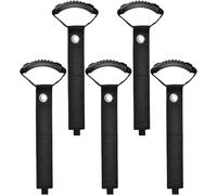 KAL-Ensemble De Sangles De Rangement Robustes Pour Rallonges, 5 X 71 Cm, Attaches De Câble Solides Avec Boucle De Suspension Pour Tuyau D'Arrosage, Outils D'Atelier, Garage Et Organisation De La Mais