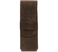 Kal-Étui En Cuir Véritable Pour Stylos Et Crayons Avec Fermeture \U2013 Trousse À Stylos, Pochette De Fournitures De Bureau Et Voyage