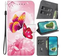 Kal-Étui Pour Samsung Galaxy A03 Core,Coque Housse En Cuir À Clapet Motifs Peinture Animaux Ou Fleurs Ou Papillons Antichoc Bourse Poche Pour Samsung Galaxy A03 Core,Coloré -9