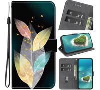 Kal-Étui Pour Samsung Galaxy A13 5g,Coque Housse En Cuir À Clapet Motifs Peinture Animaux Ou Fleurs Ou Papillons Antichoc Bourse Poche Pour Samsung Galaxy A13 5g,Coloré -7