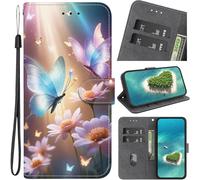 Kal-Étui Pour Samsung Galaxy A16 / A26,Coque Housse En Cuir À Clapet Motifs Peinture Animaux Ou Fleurs Ou Papillons Antichoc Bourse Poche Pour Samsung Galaxy A16 / A26,Coloré -13