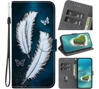 Kal-Étui Pour Samsung Galaxy A35 5g,Coque Housse En Cuir À Clapet Motifs Peinture Animaux Ou Fleurs Ou Papillons Antichoc Bourse Poche Pour Samsung Galaxy A35 5g,Coloré -2