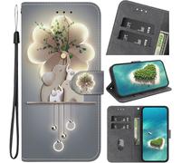 Kal-Étui Pour Samsung Galaxy A35 5g,Coque Housse En Cuir À Clapet Motifs Peinture Animaux Ou Fleurs Ou Papillons Antichoc Bourse Poche Pour Samsung Galaxy A35 5g,Coloré -5