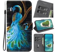 Kal-Étui Pour Samsung Galaxy A53 5g,Coque Housse En Cuir À Clapet Motifs Peinture Animaux Ou Fleurs Ou Papillons Antichoc Bourse Poche Pour Samsung Galaxy A53 5g,Coloré -8