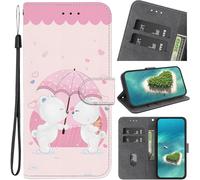 Kal-Étui Pour Samsung Galaxy A55 5g,Coque Housse En Cuir À Clapet Motifs Peinture Animaux Ou Fleurs Ou Papillons Antichoc Bourse Poche Pour Samsung Galaxy A55 5g,Coloré -18