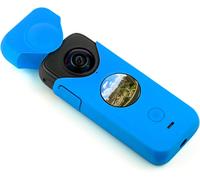 KAL-Étui Silicone + Protège-Objectif Pour Insta360 One X2 Caméra Protection Anti-Rayure Anti-Poussière Couvercle Lens Cap