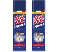 KAL-Express Mousse Active Ultra-Dégraissant Et RapideIdéal Pour Fours Traditionnels, Inserts Et Barbecues Efficace 5 Min Fabriqué En France Aérosol 500 Ml (Lot De 2)