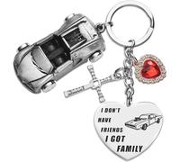 Kal-Fast Furious Collection Porte-Clés De Voiture, Cadeaux Pour Adolescentes, Filles, Femmes, Décorations D'anniversaire, Porte-Clés Cadeau