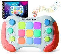 Kal-Fast Push Game Fidget Toys Handle, Upgraded Flashing Quick Press Games Pro Pour Enfants, Speed Push Light Up Fidget Game, Console Portable Éducative Gamepad Toys Pour Garçons, Filles, Adolescents